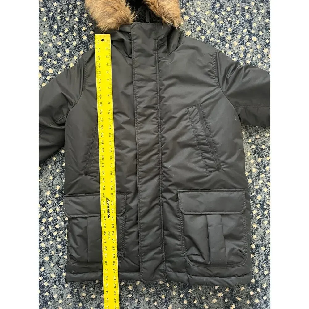 GAP Cold Control Max Furry Hooded Winter Parka Jacket - Picture 9 of 12